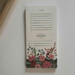 Rifle Paper Co. Floral To Do List Notepad